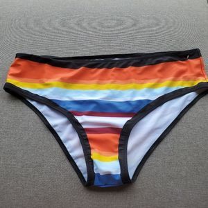 SALE! NWOT Large  Retro Stripe hipster bikini Bottom